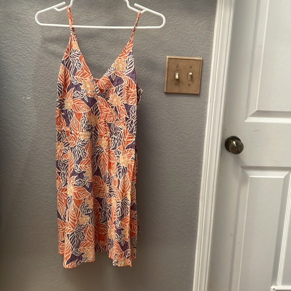 Patagonia Orange and Purple Floral Mini Dress - Picture 6 of 6